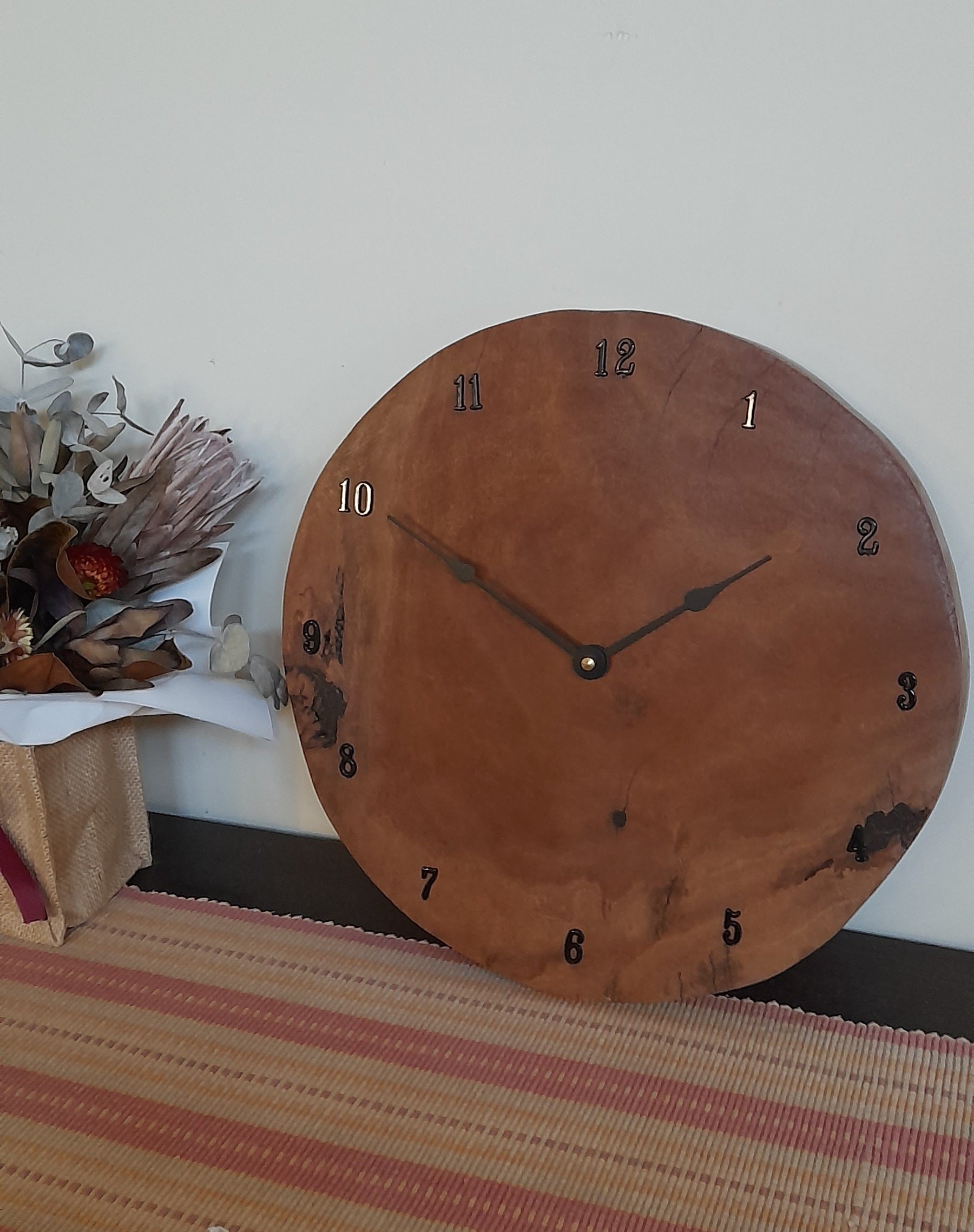 Hardwood Clock