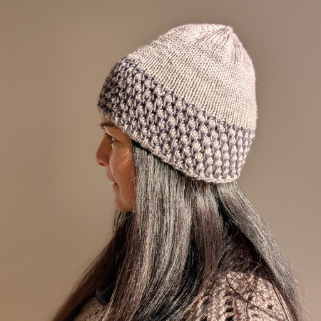 Malabrigo Rios Diamonds Merino Wool Beanie