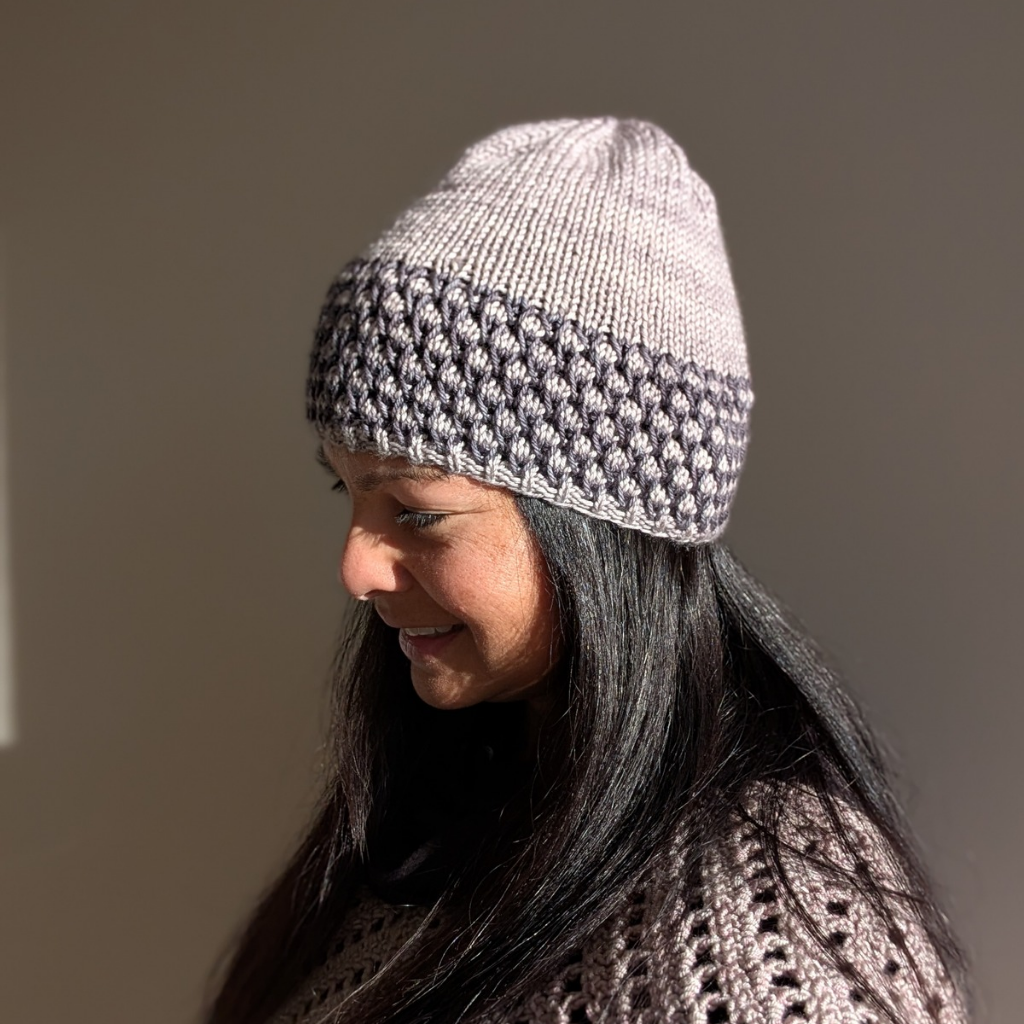 Malabrigo Rios Diamonds Merino Wool Beanie