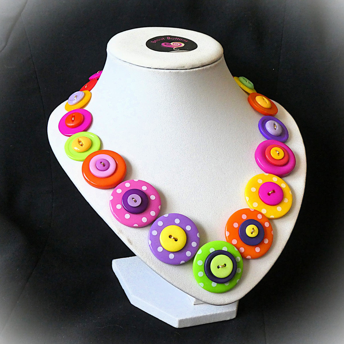 Button necklace - Tutti Frutti