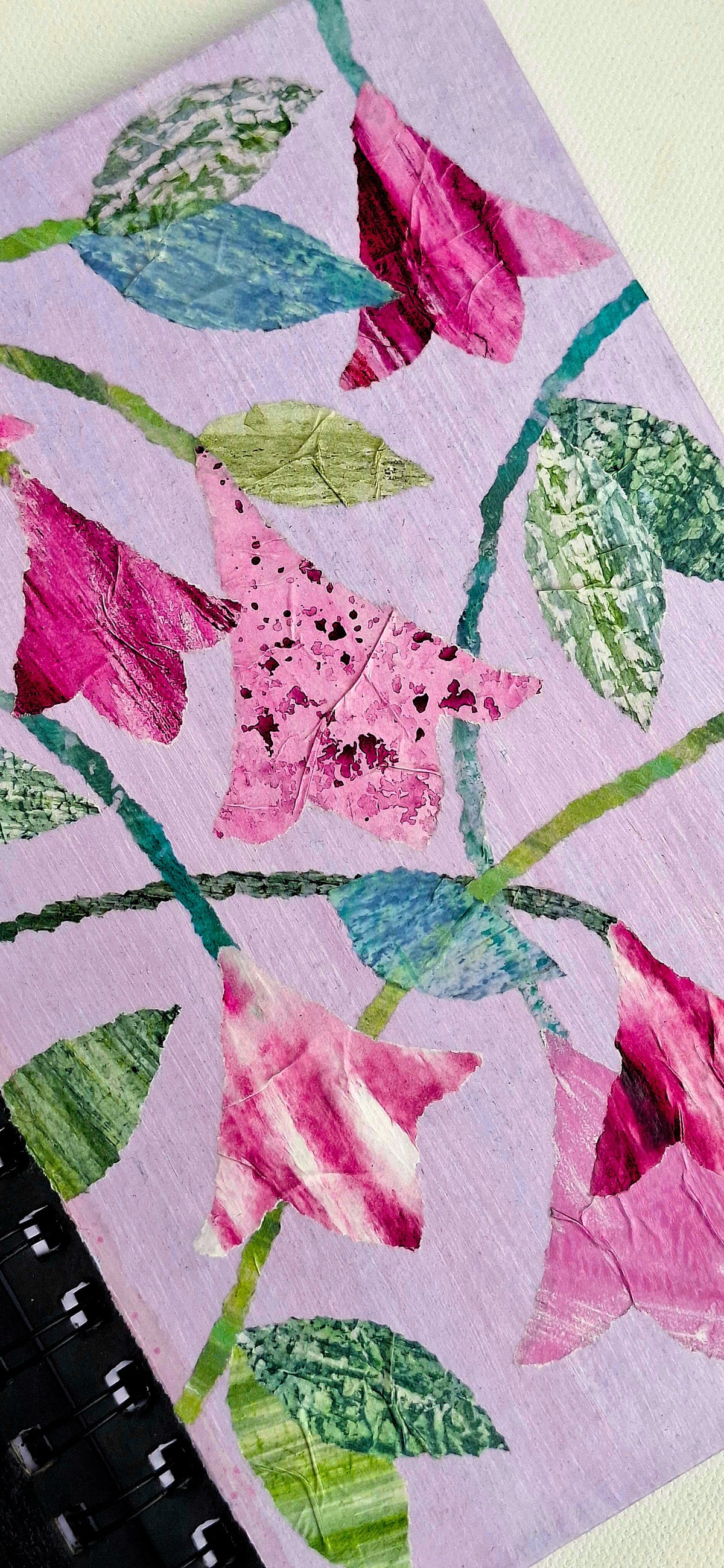 Hand Decorated A5 Notebook - Design 1