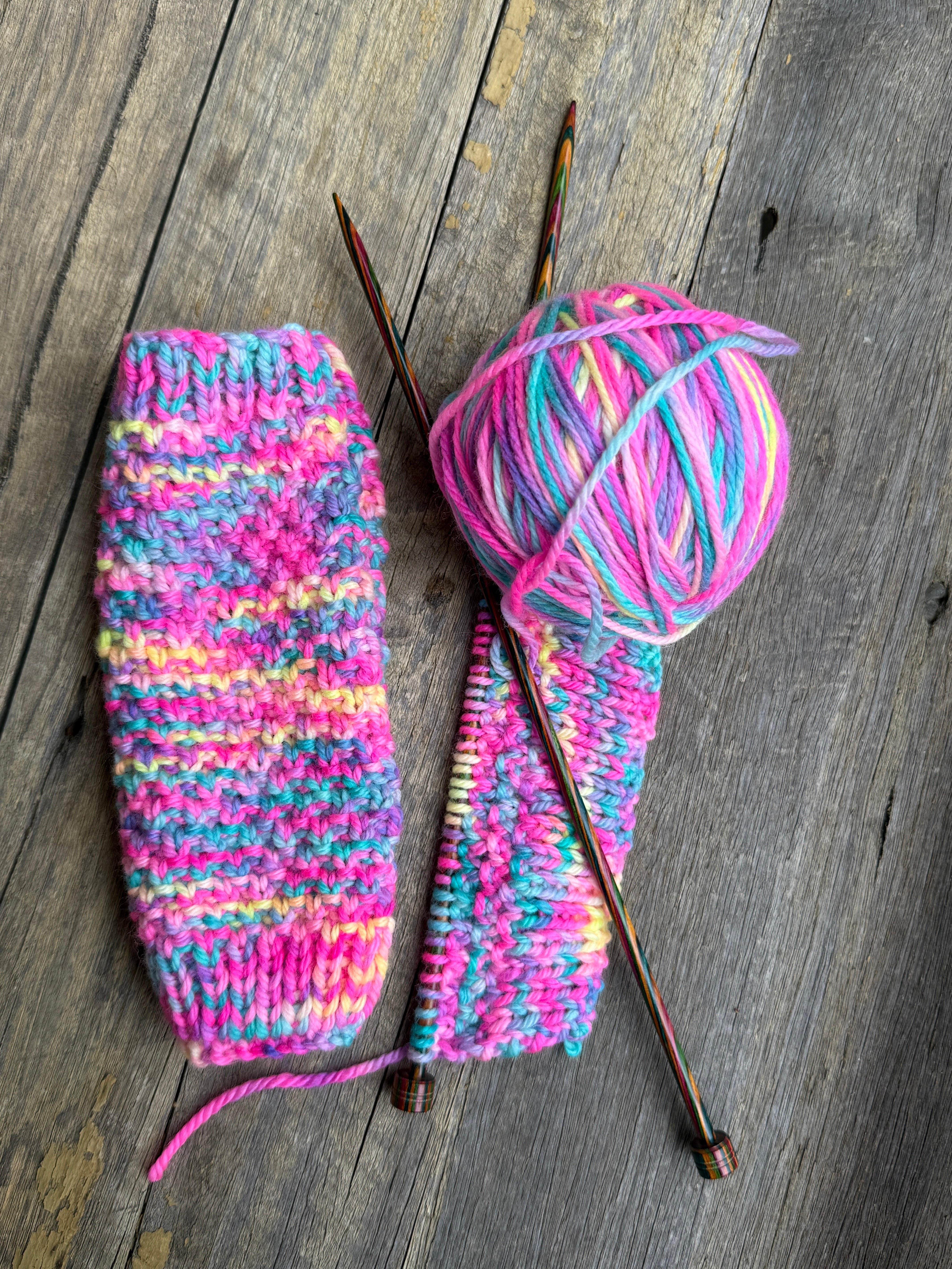 Custom Order - Katie - Rainbow Handwarmers