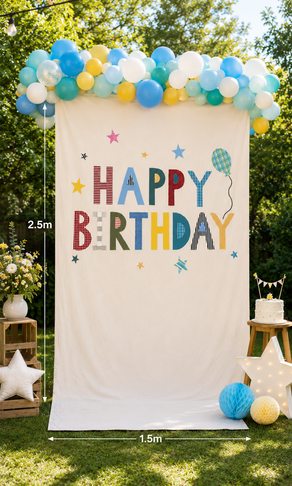Heirloom Happy Birthday Banner
