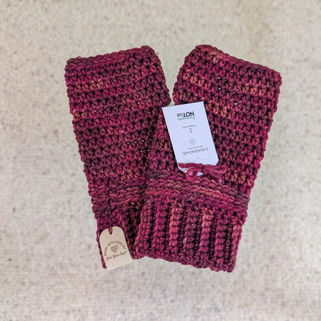 Malabrigo Rios, Fingerless Mitts, Merino Wool