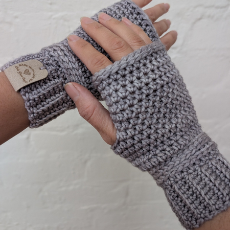 Malabrigo Rios, Fingerless Mitts, Merino Wool
