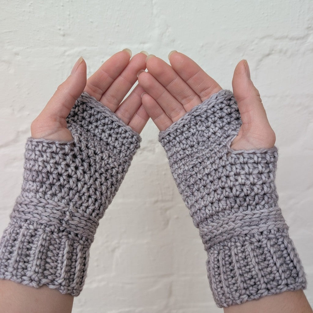 Malabrigo Rios, Fingerless Mitts, Merino Wool
