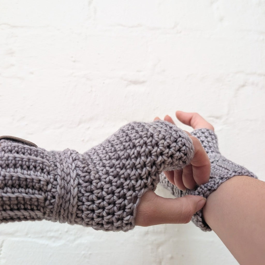 Malabrigo Rios, Fingerless Mitts, Merino Wool