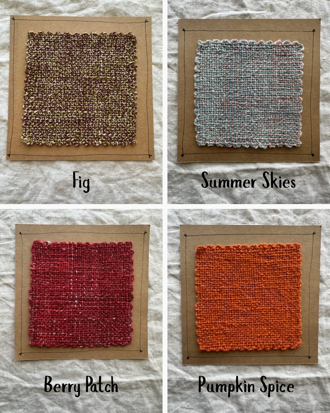 Handspun Natural Fibre Woven Mat