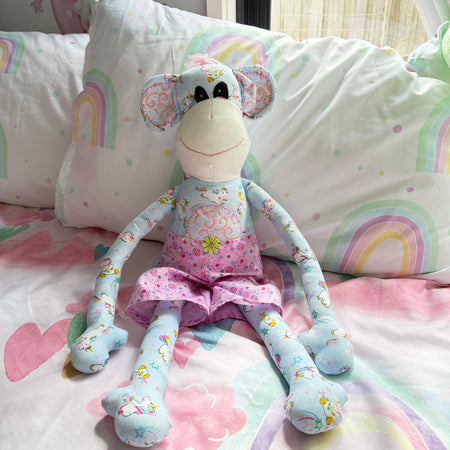 Snuggle Monkey soft toy for young girl