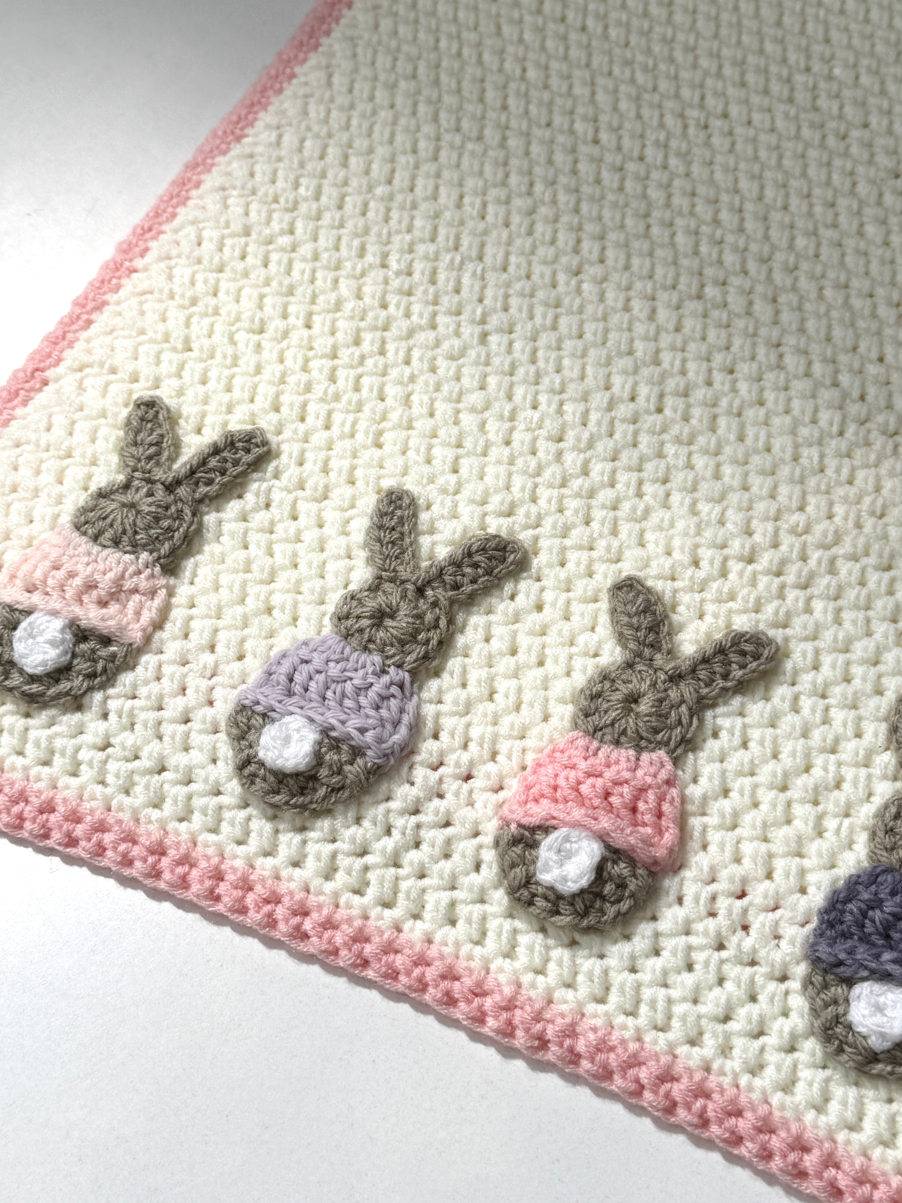 Pink Bunny Blanket