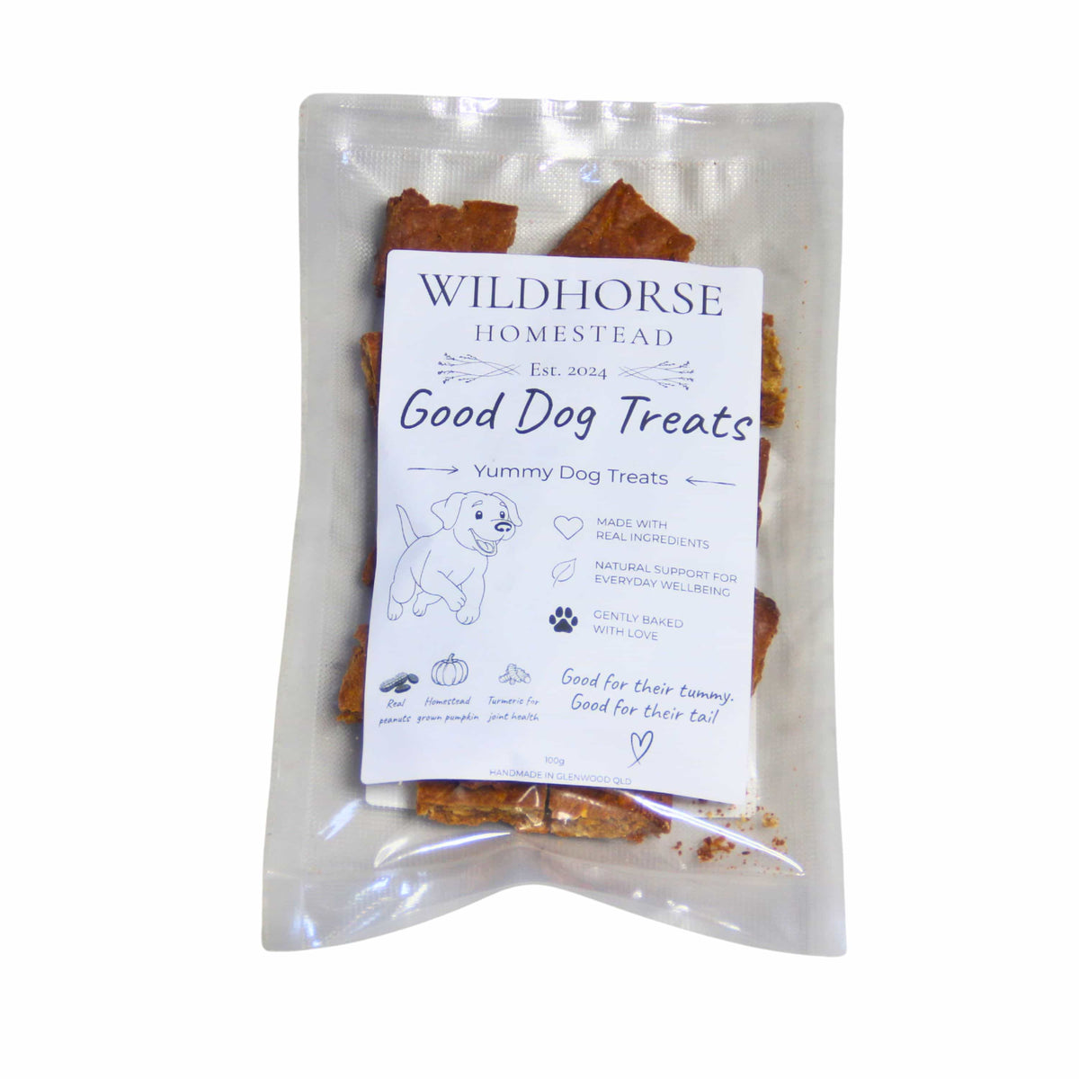 Wildhorse Good Dog Treats | Baked Dog Treats | 100g