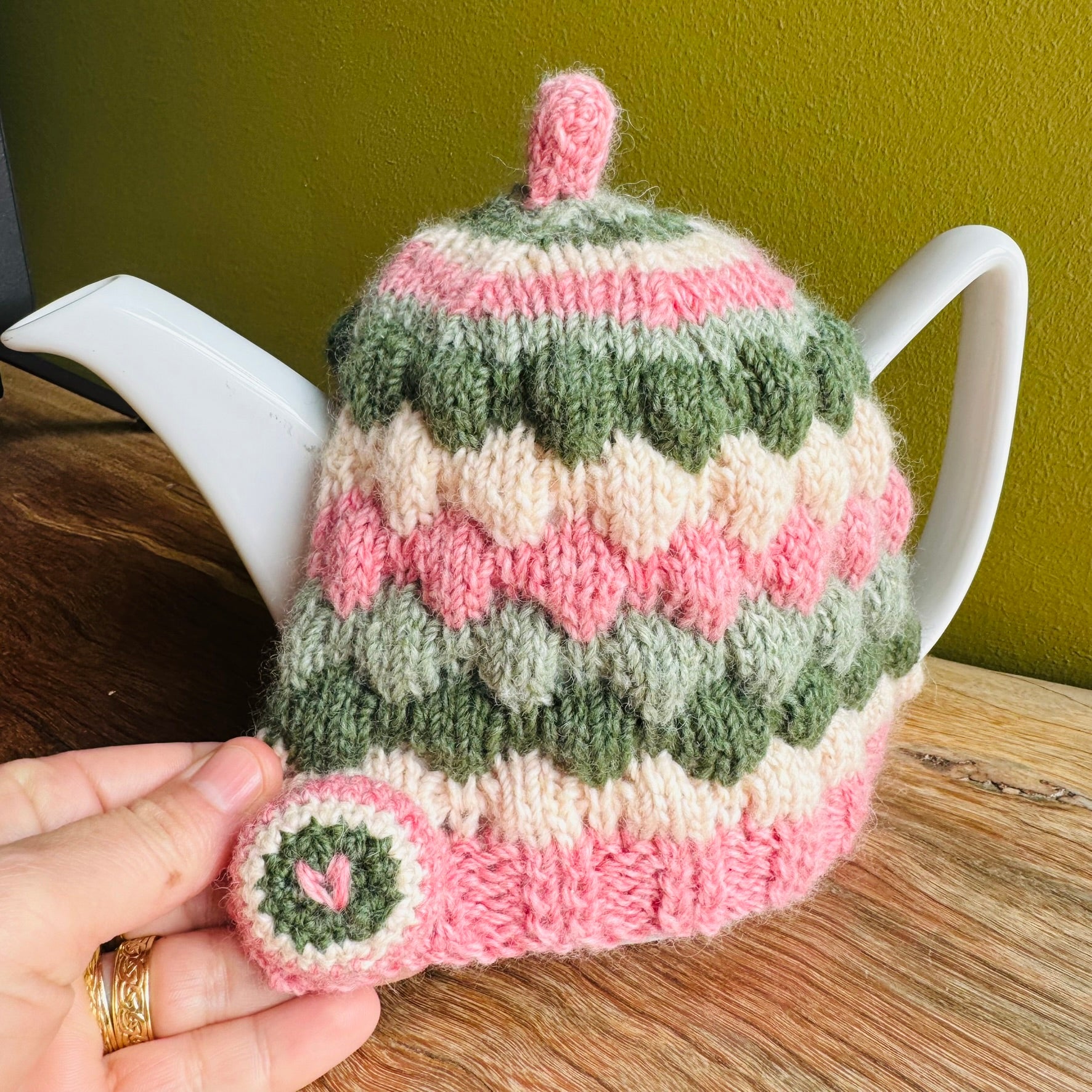 Custom made Teapot cosies - handmade in natural wool