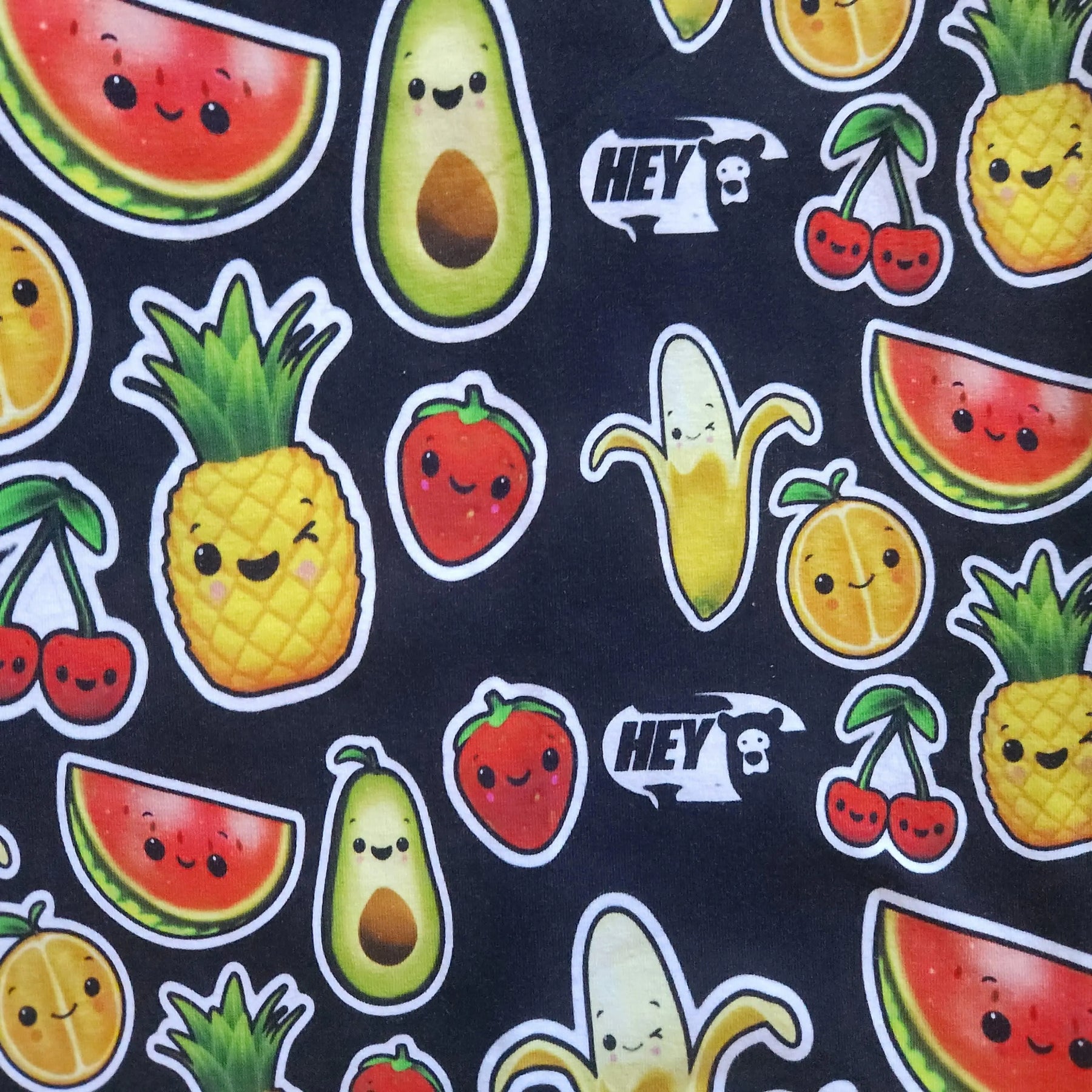 Dancing Fruit stretchy ankle length romper