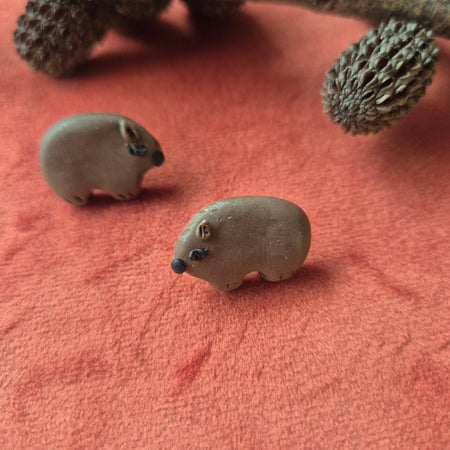 Wombat Earrings
