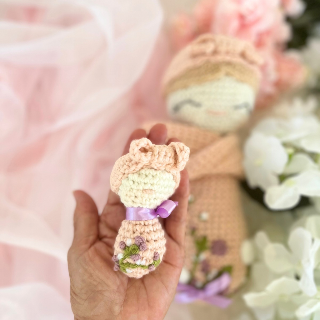 Crochet Mumma And Baby Soft Dolls - Crochet Mother And Baby Dolls