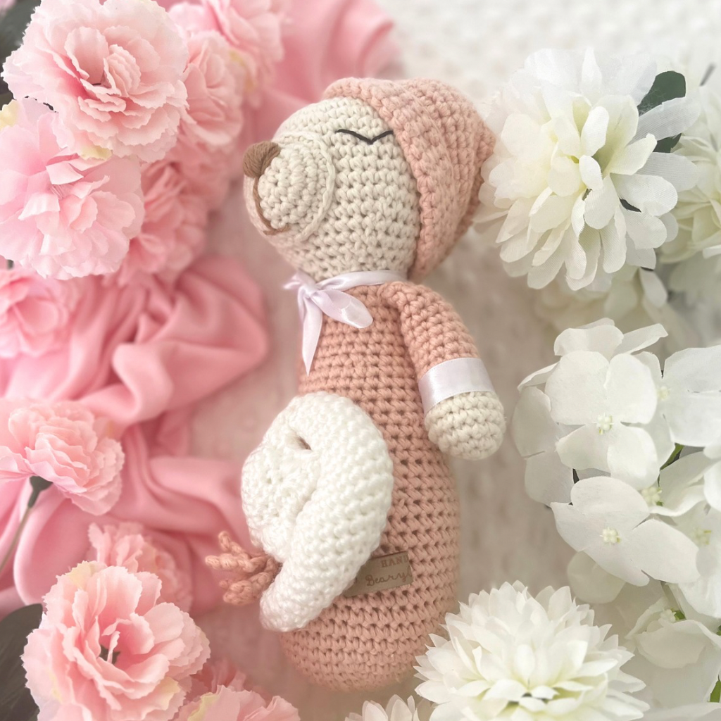 Crochet Teddy Bear Soft Toy - Handmade Crochet Teddy Bear