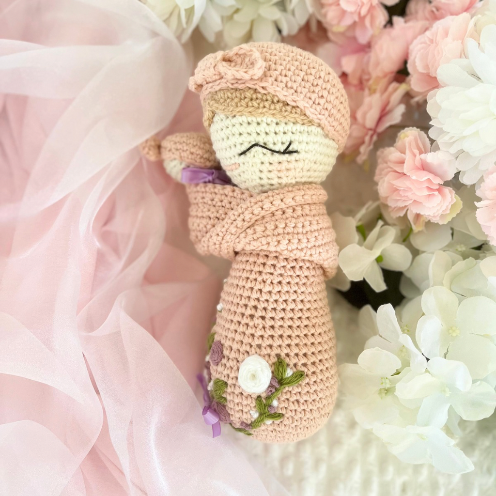 Crochet Mumma And Baby Soft Dolls - Crochet Mother And Baby Dolls