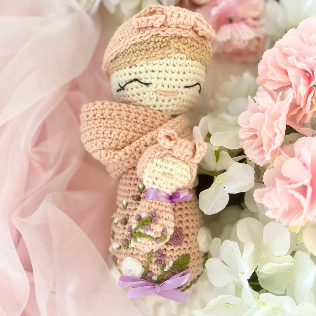 Crochet Mumma And Baby Soft Dolls - Crochet Mother And Baby Dolls