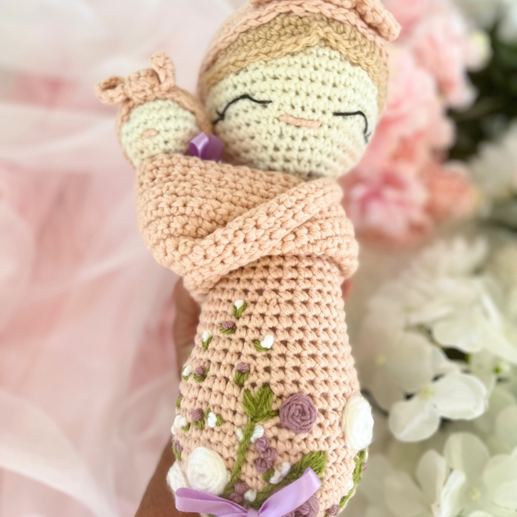 Crochet Mumma And Baby Soft Dolls - Crochet Mother And Baby Dolls