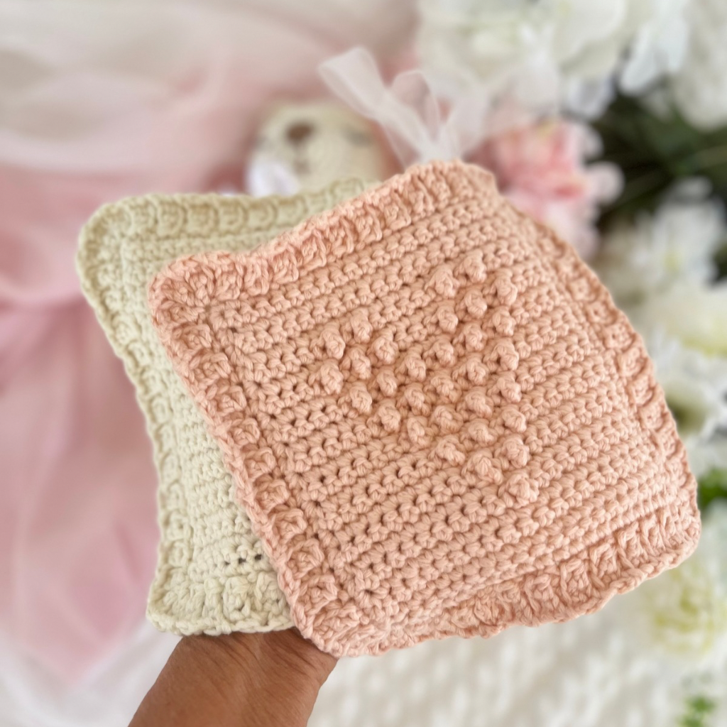 Handmade Crochet Teddy Bear Gift Set - Crochet Baby Gift Pack