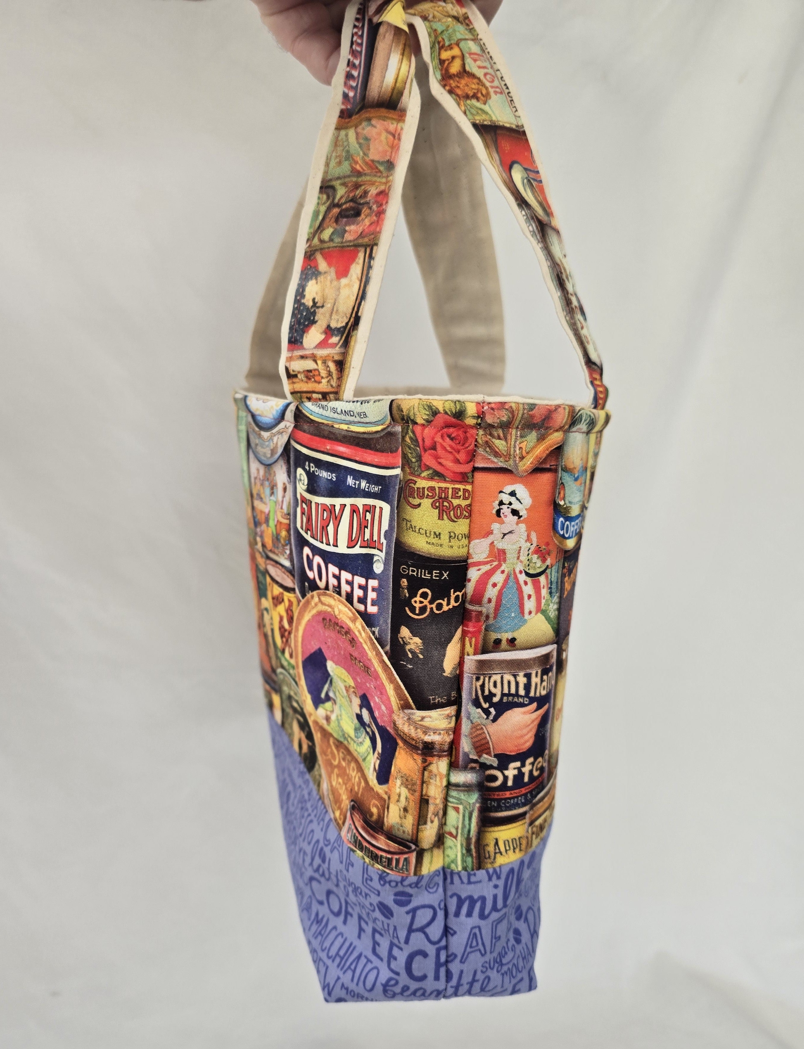 Handmade | Classic Handbag | Coffee Print | Coffee and Cafe Collection