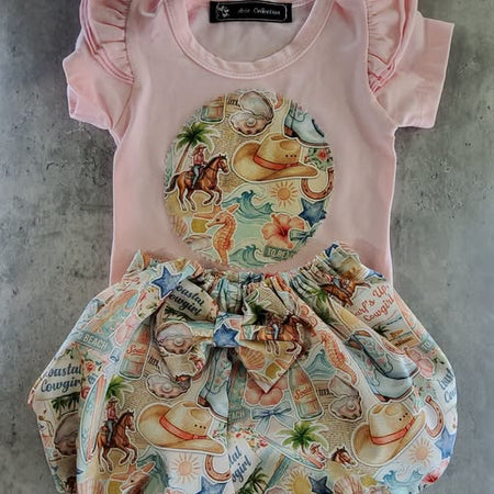 Beach Pony set in Pink Size 00