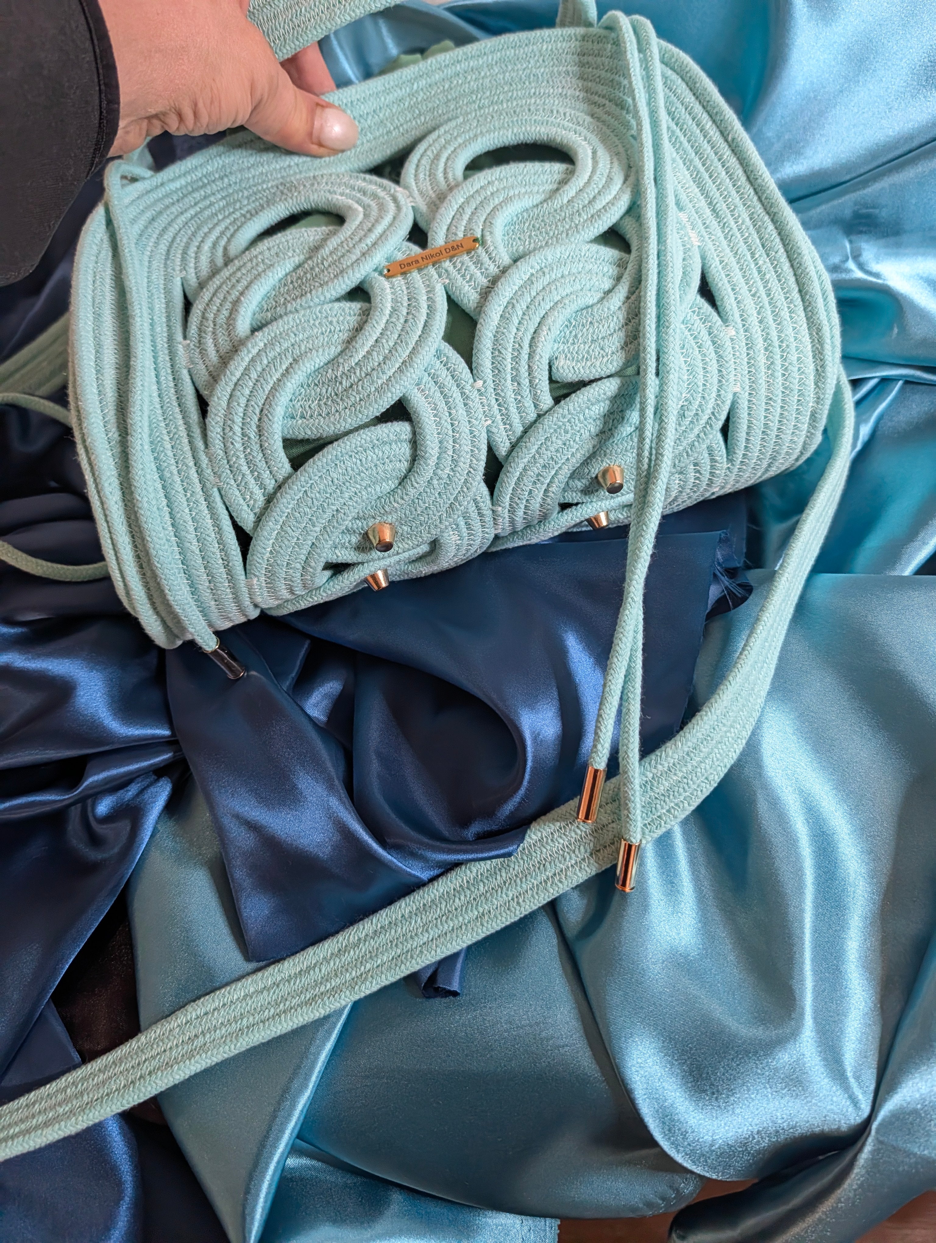 Handmade Cotton Cord Shoulder Bag – Breeze M