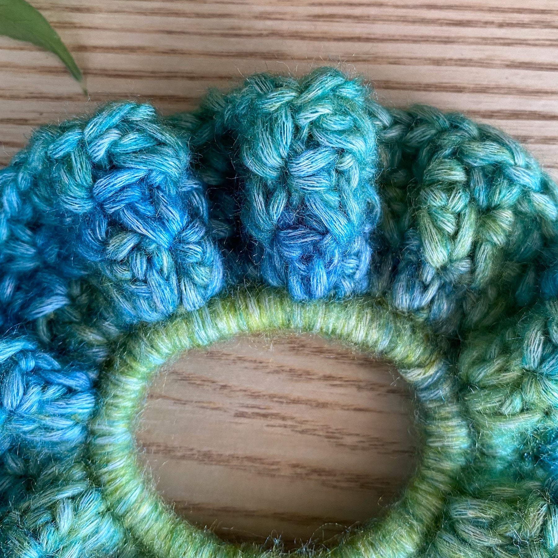 Crochet Scrunchies Bright and Colourful