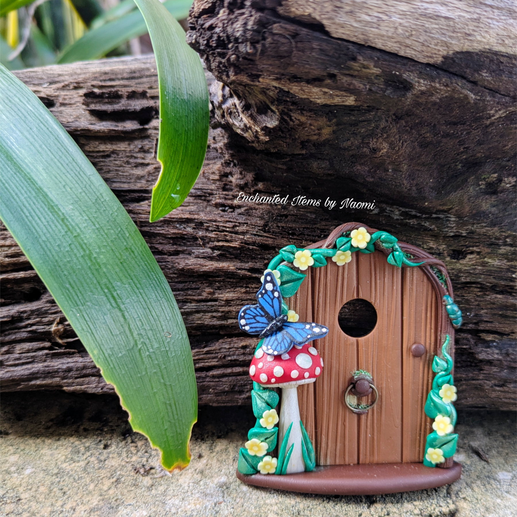 Mini Woodland Fairy Doors – Butterflies and Caterpillar Collection