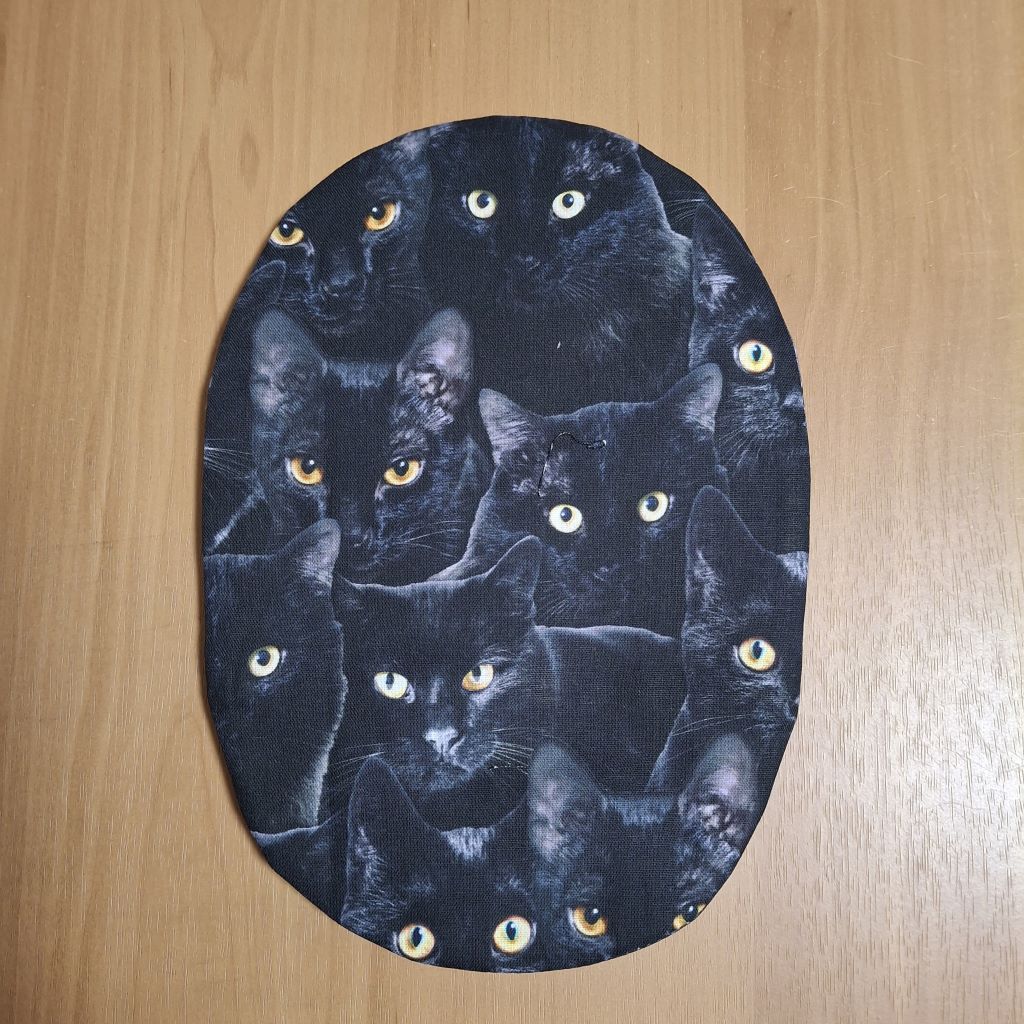 STOMA BAG COVER REGULAR BLACK ILEOSTOMY, COLOSTOMY, UROSTOMY