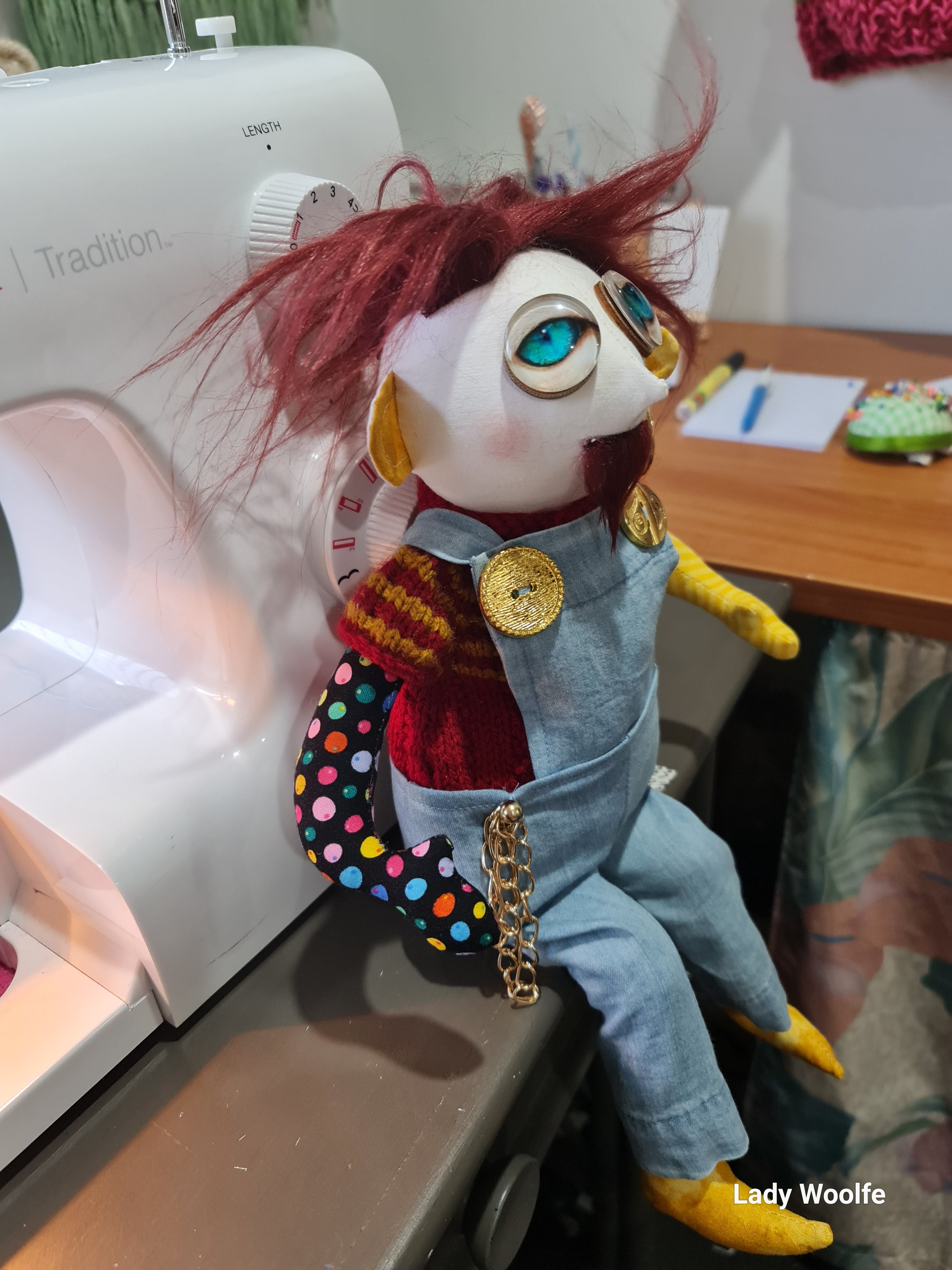 Handmade Art Doll - Richard