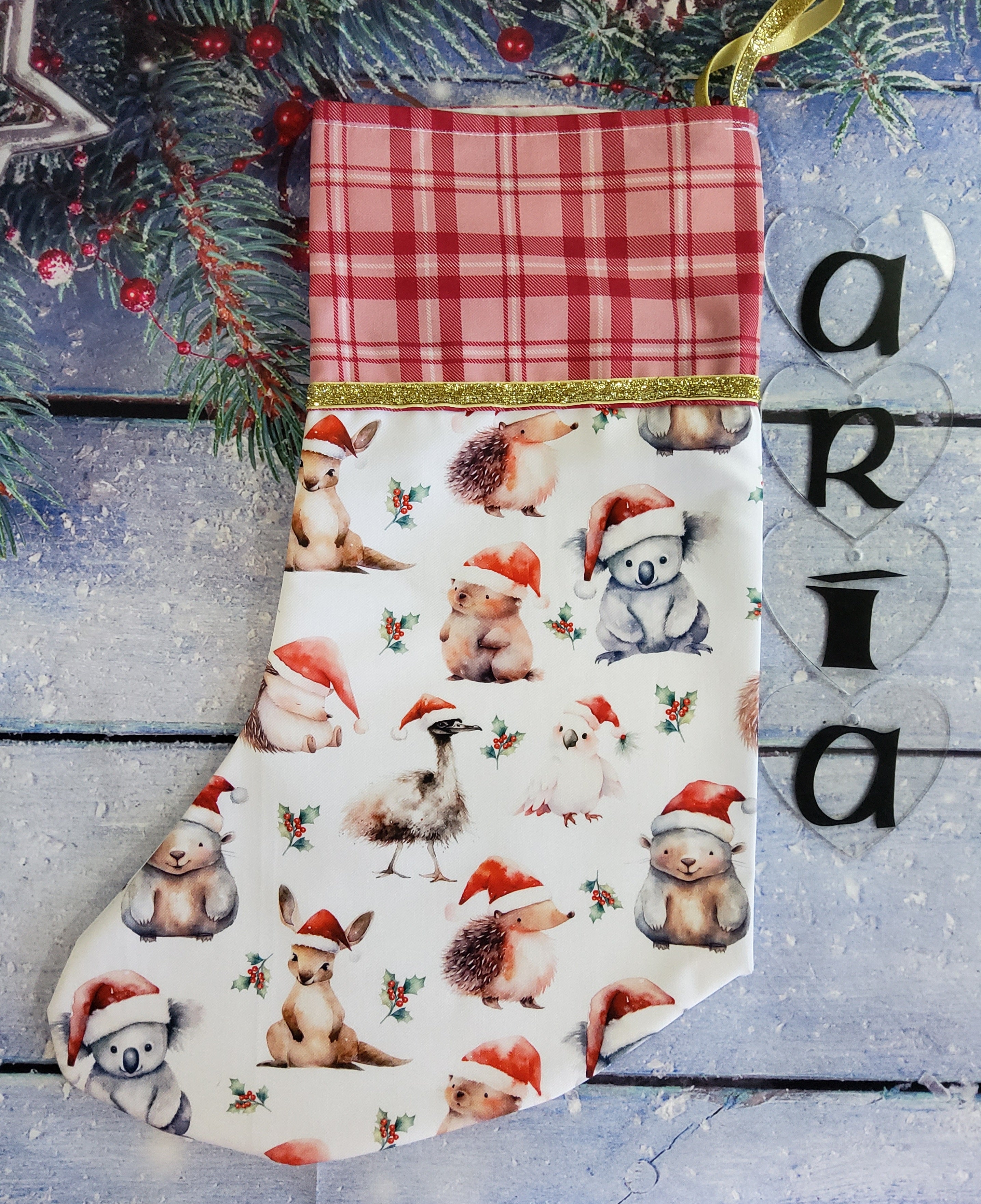Aussie Animals Christmas Stocking