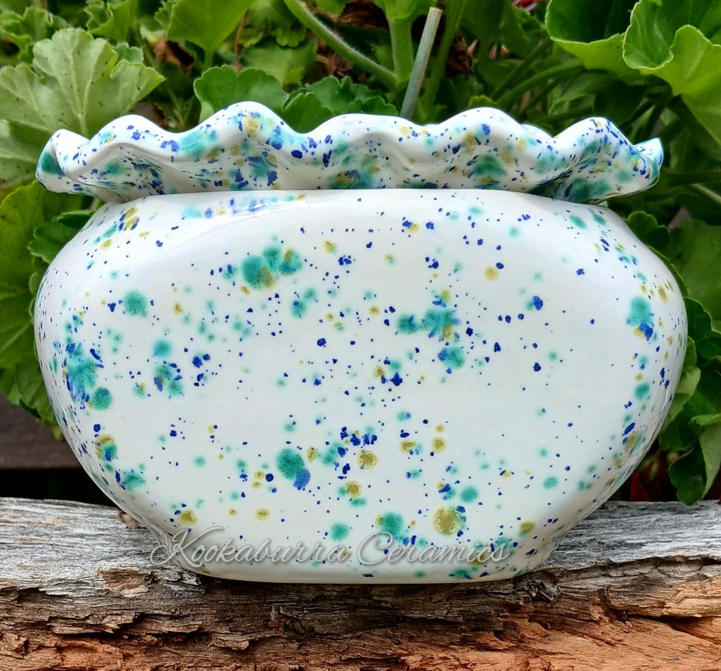 Ceramic African Violet Pot Self watering