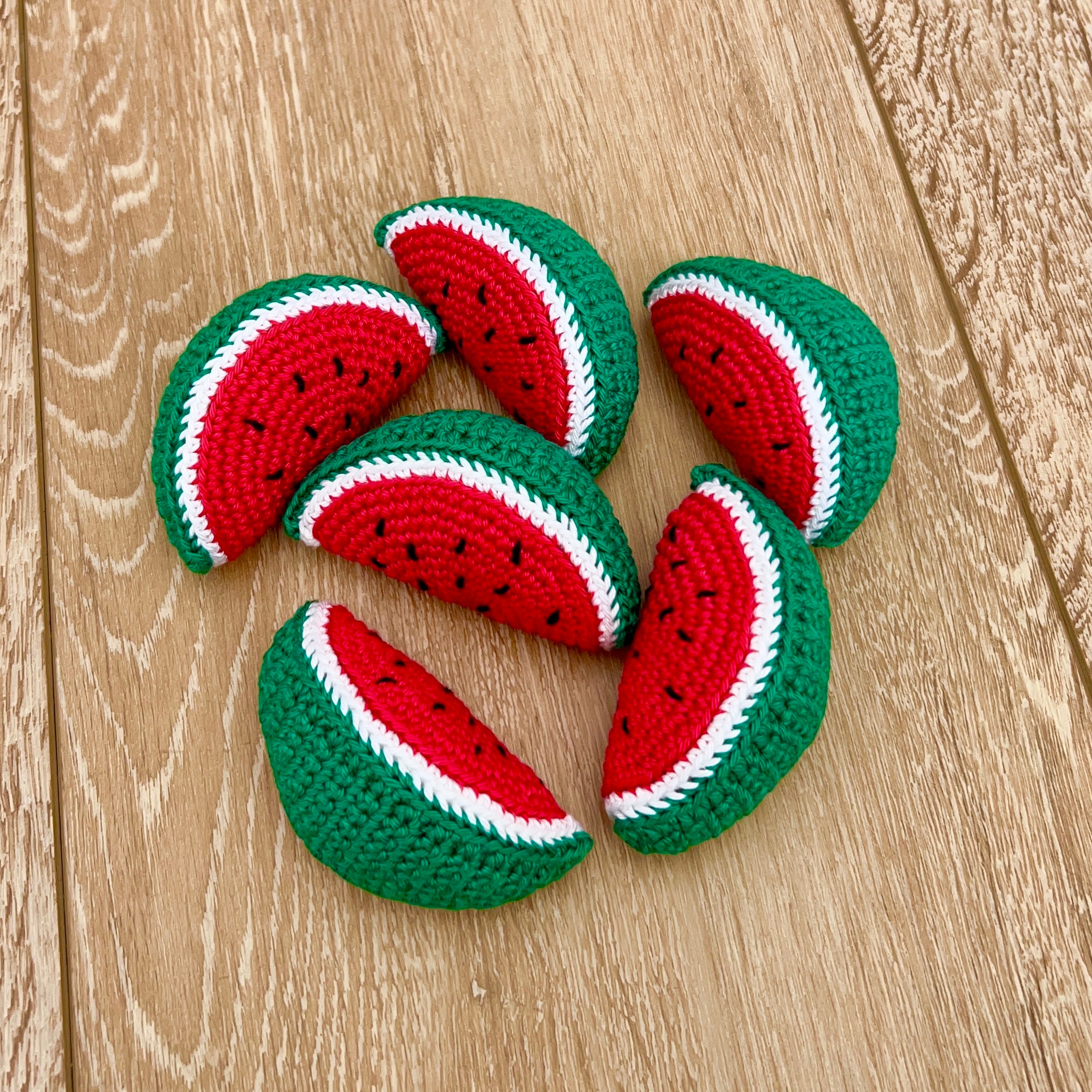 Crochet |  Peelable Mini Watermelon | Made to Order