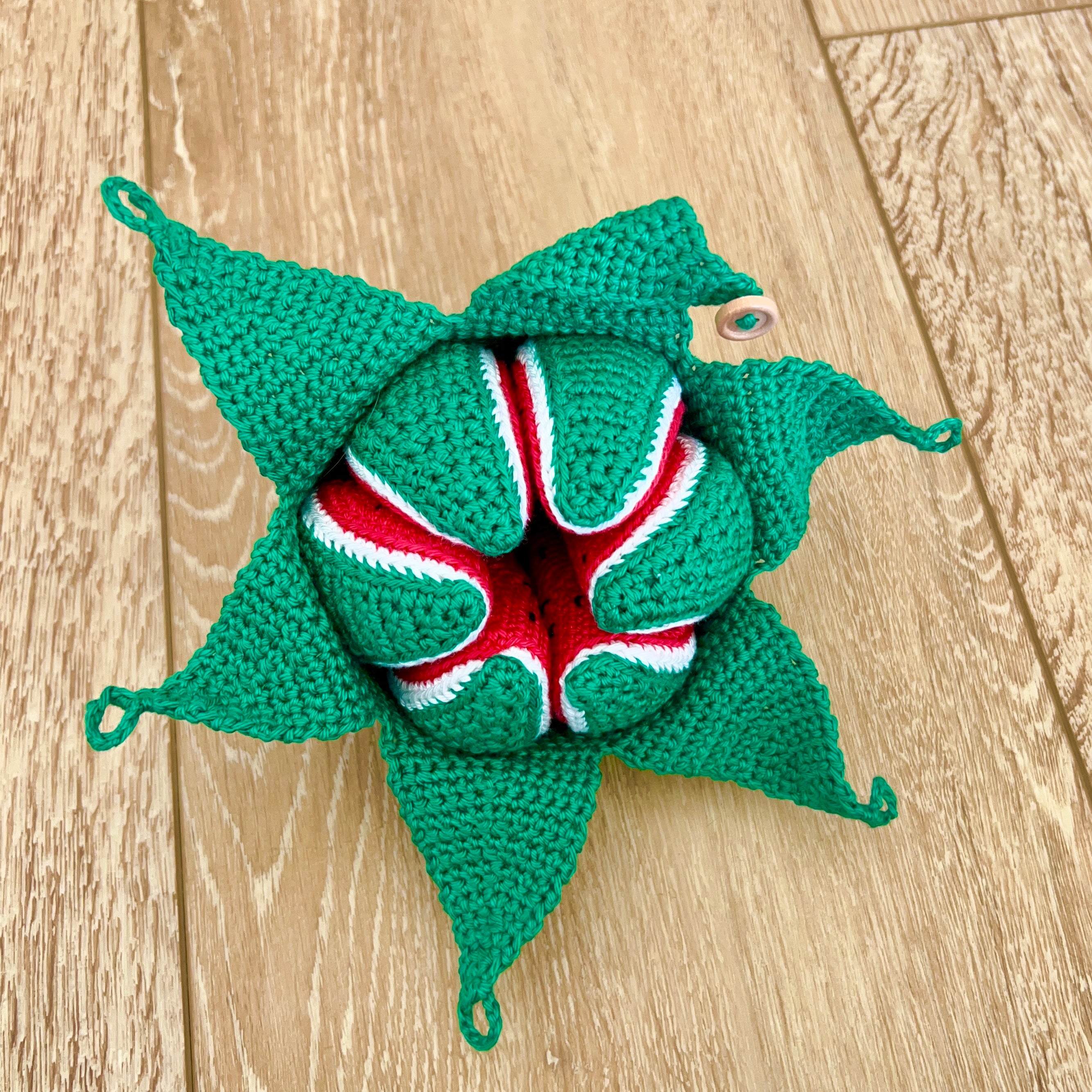 Crochet |  Peelable Mini Watermelon | Made to Order