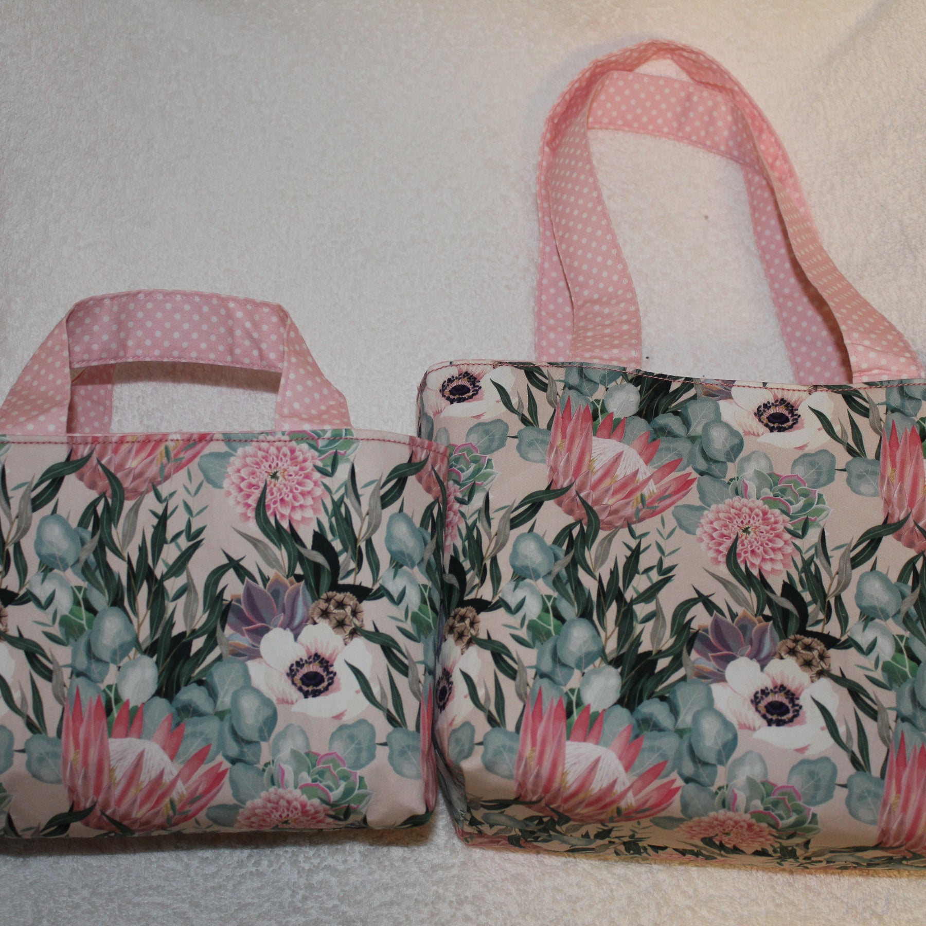 KING PROTEA & DAHLIA´S - TINY TOT´S TOTE BAG RANGE