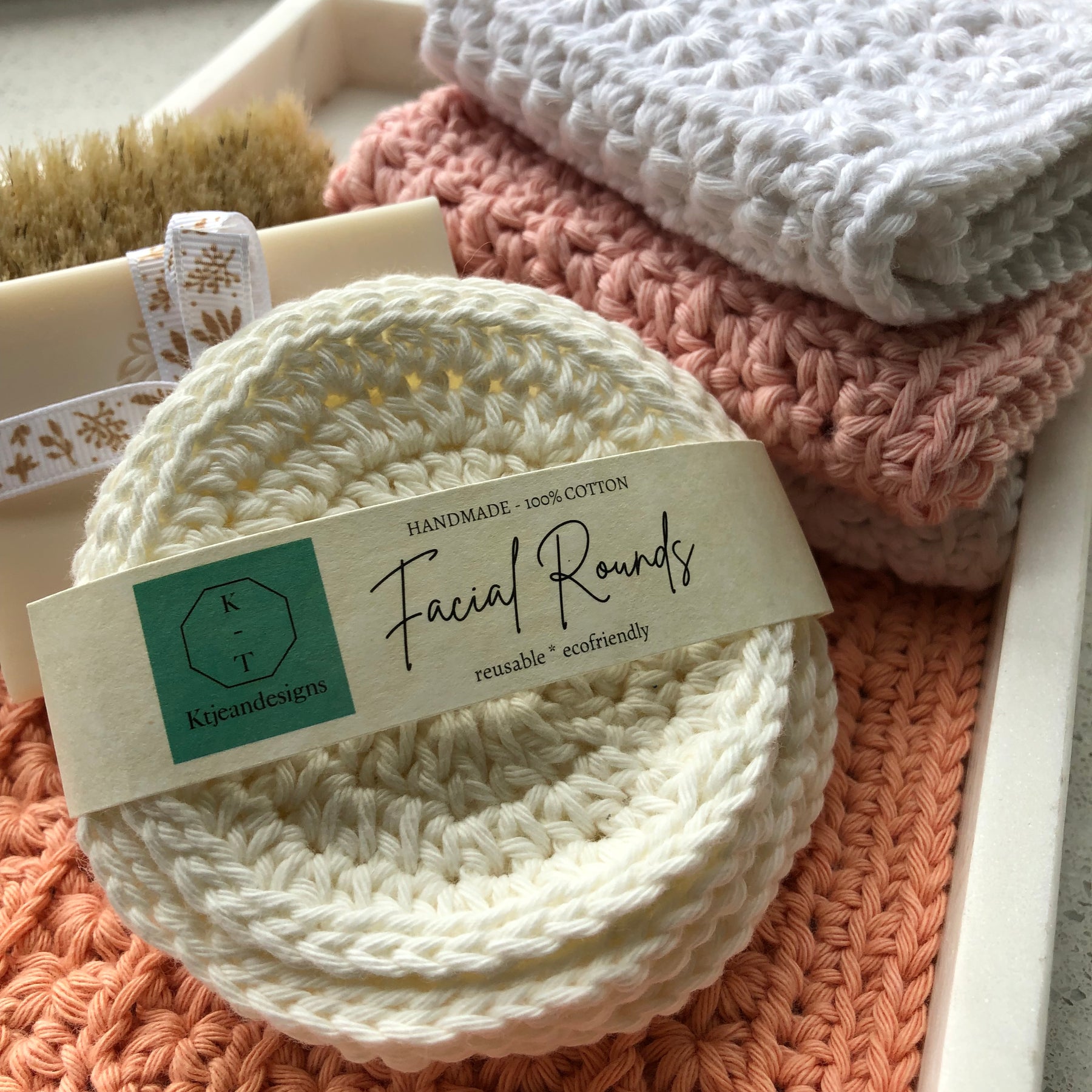 Reusable Cotton Facial Rounds | Set of 5