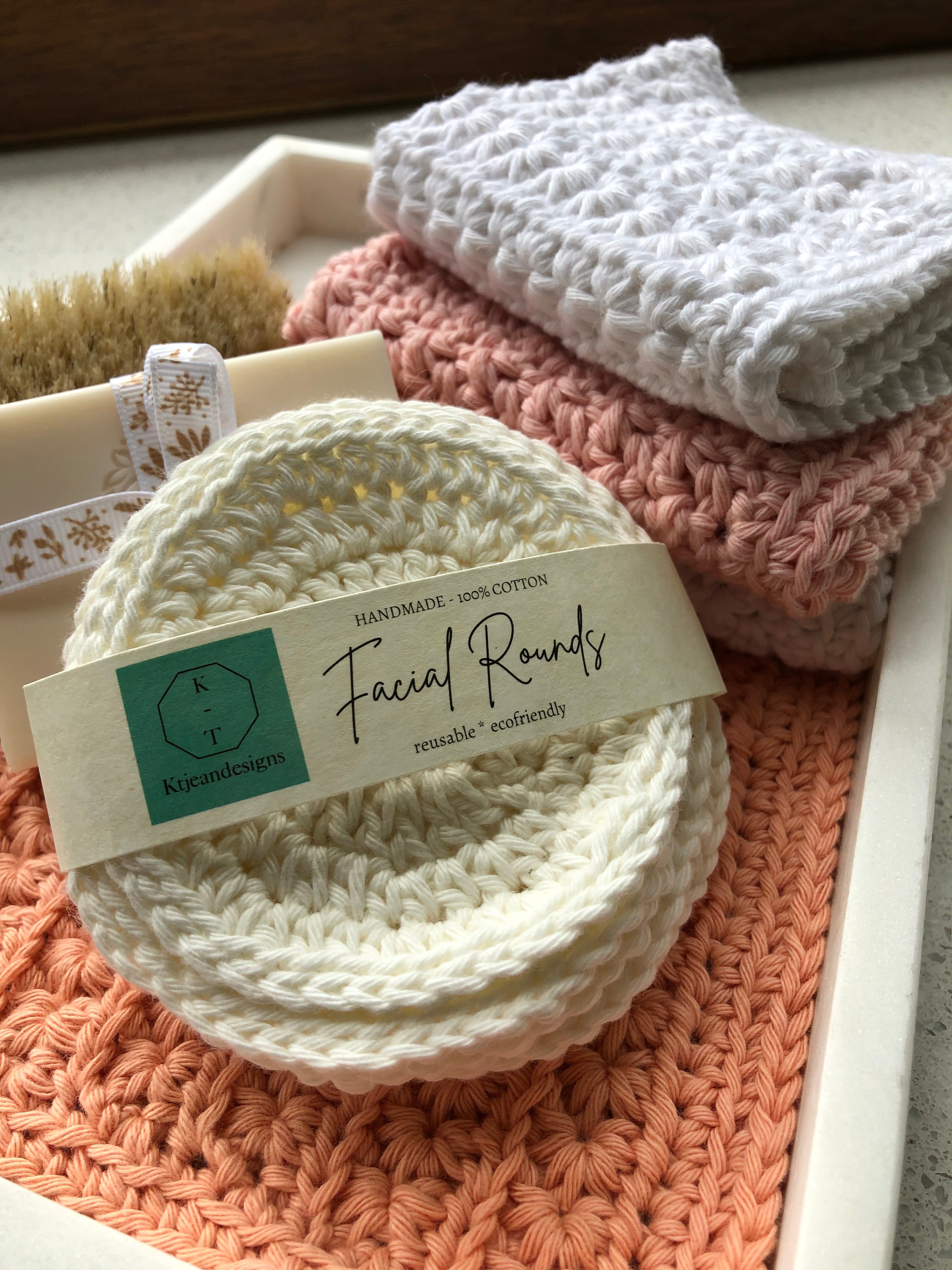 Reusable Cotton Facial Rounds | Set of 5