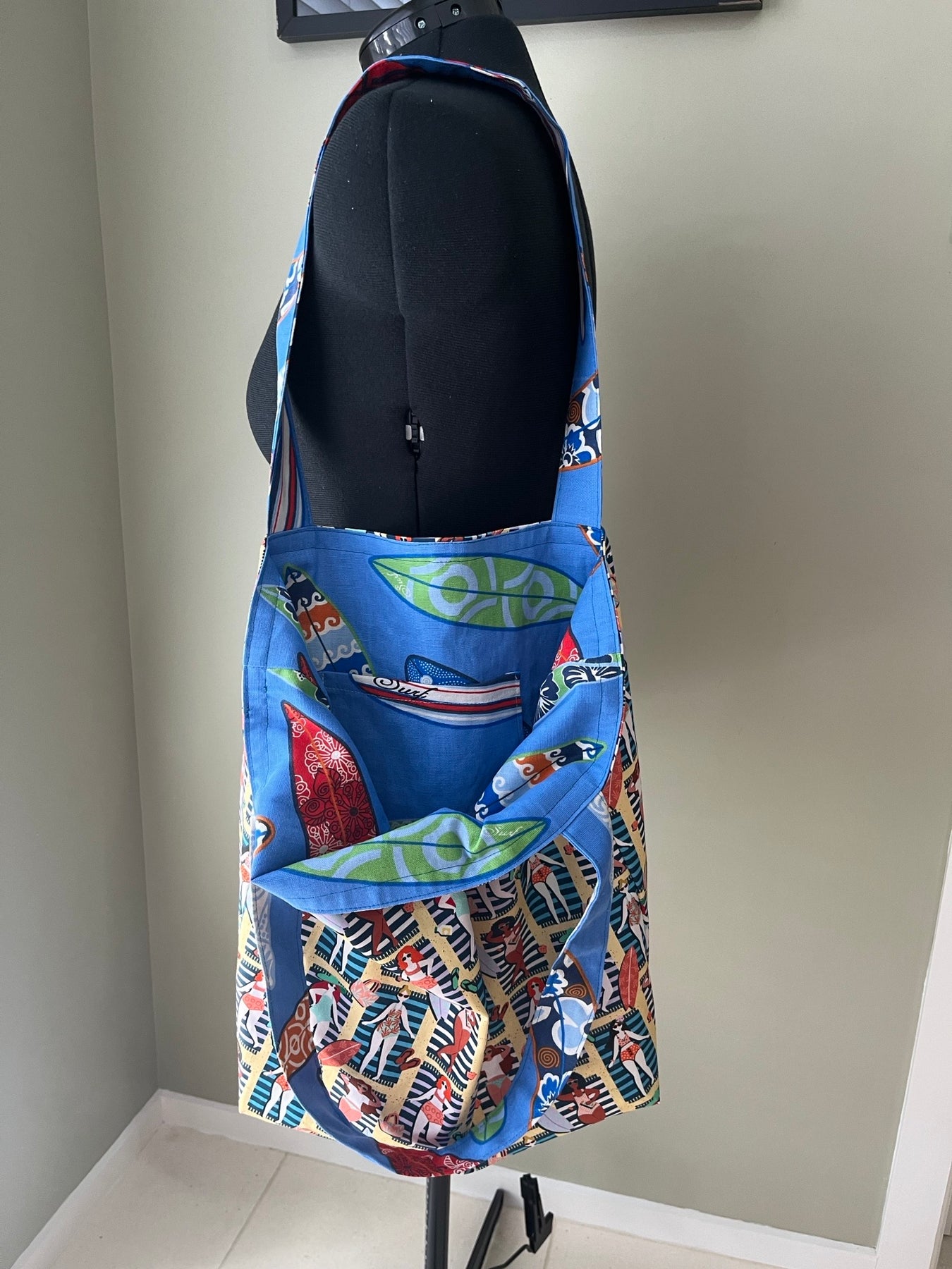 Tote Bag - Sunbathing and Surf Boards