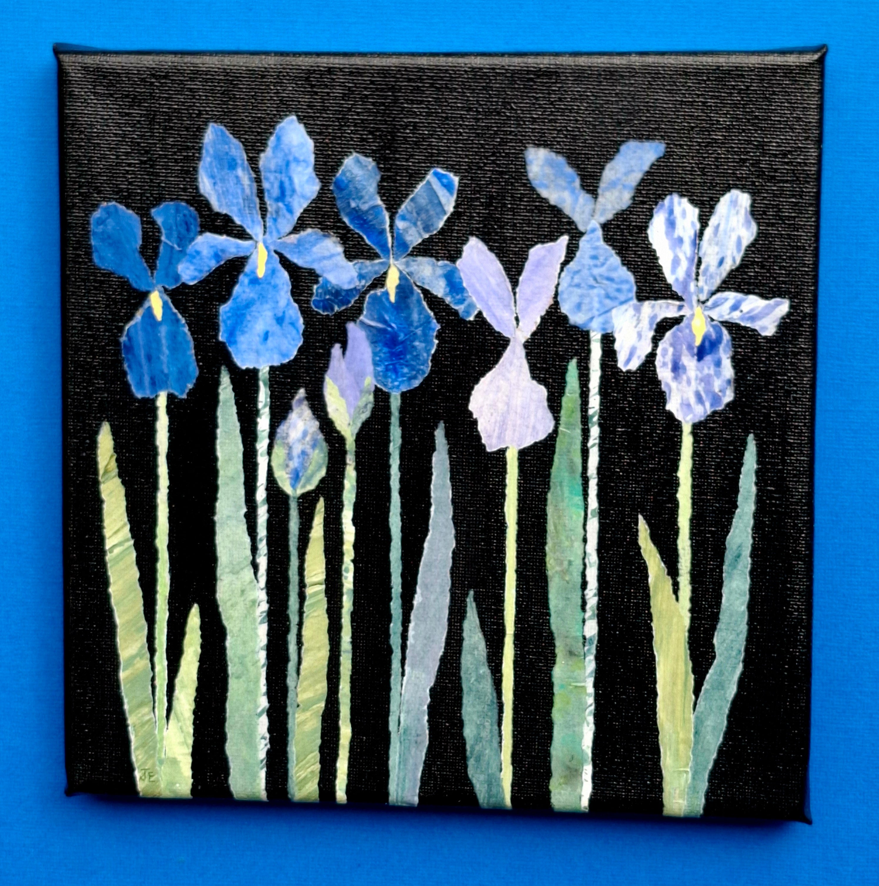 ORIGINAL ARTWORK - Iris Surprise - 20cm x 20cm