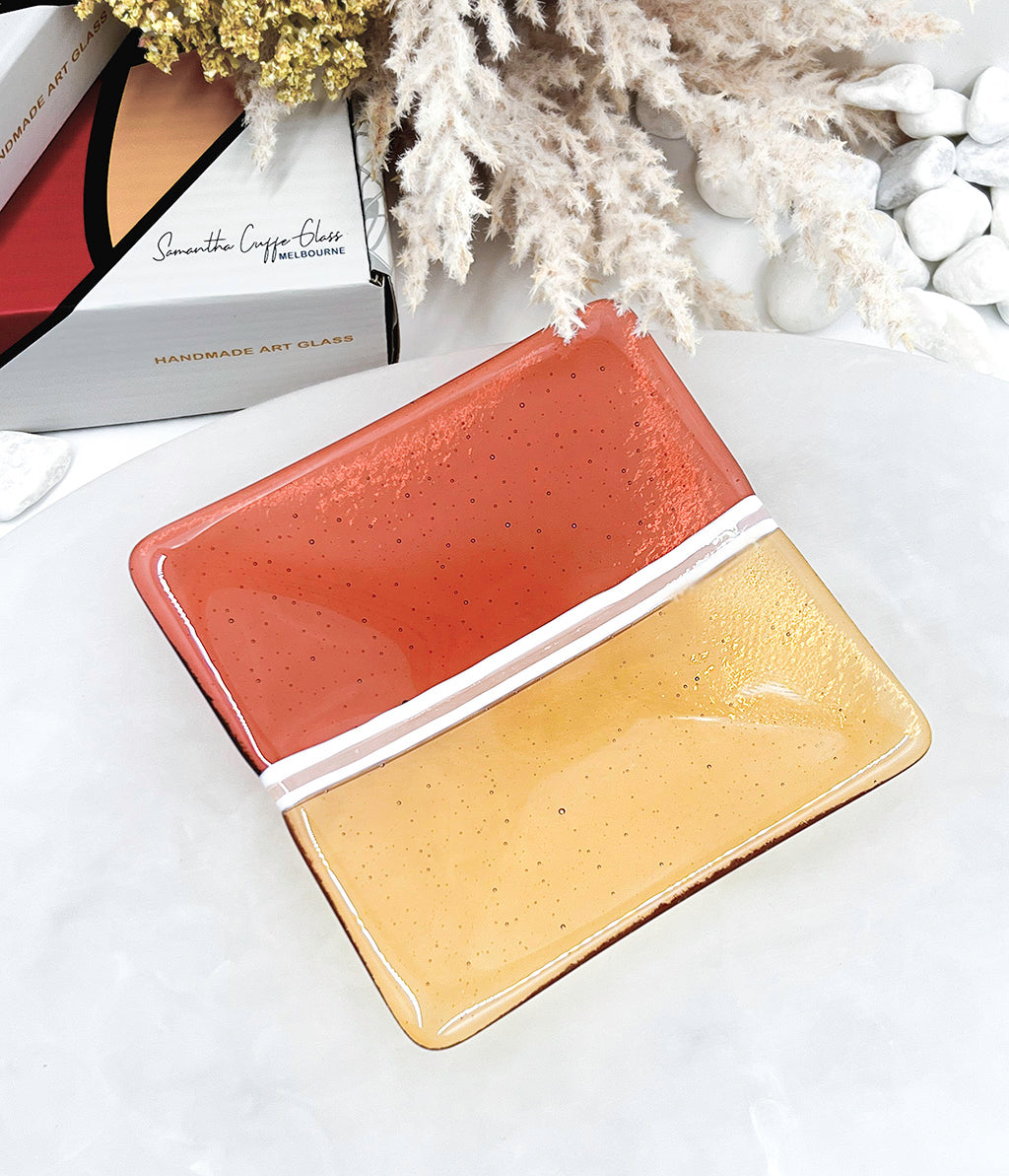 Duo Plate - Coral Amber