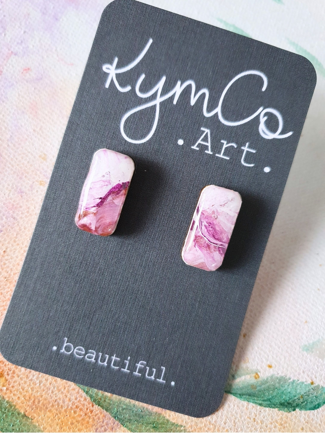 The Mulberry Skies Collection | Art Earrings | Studs & Small Dangles
