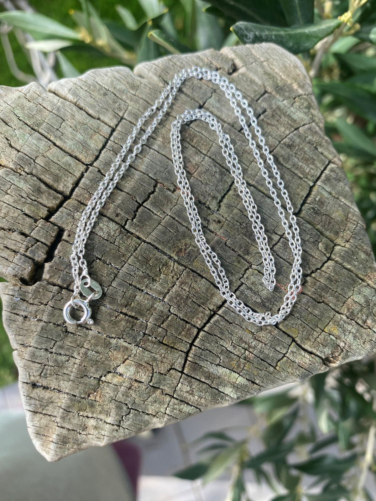 Blue Tide Rockpool Pendant – Raw Australian Sapphire and Sterling Silver