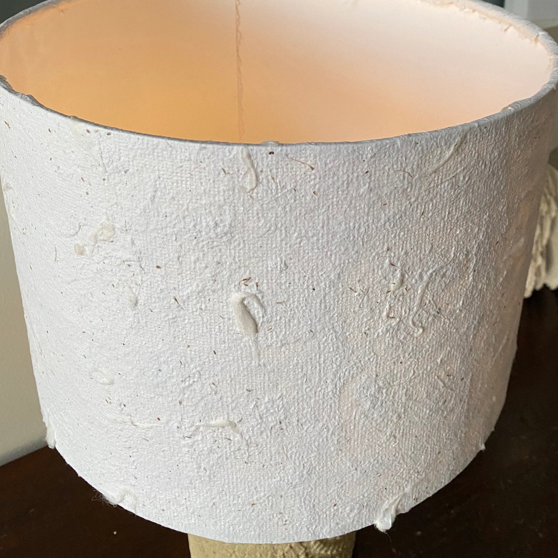 Lampshade " Waves of Watego's" Handmade Paper"  30cm Lampshade