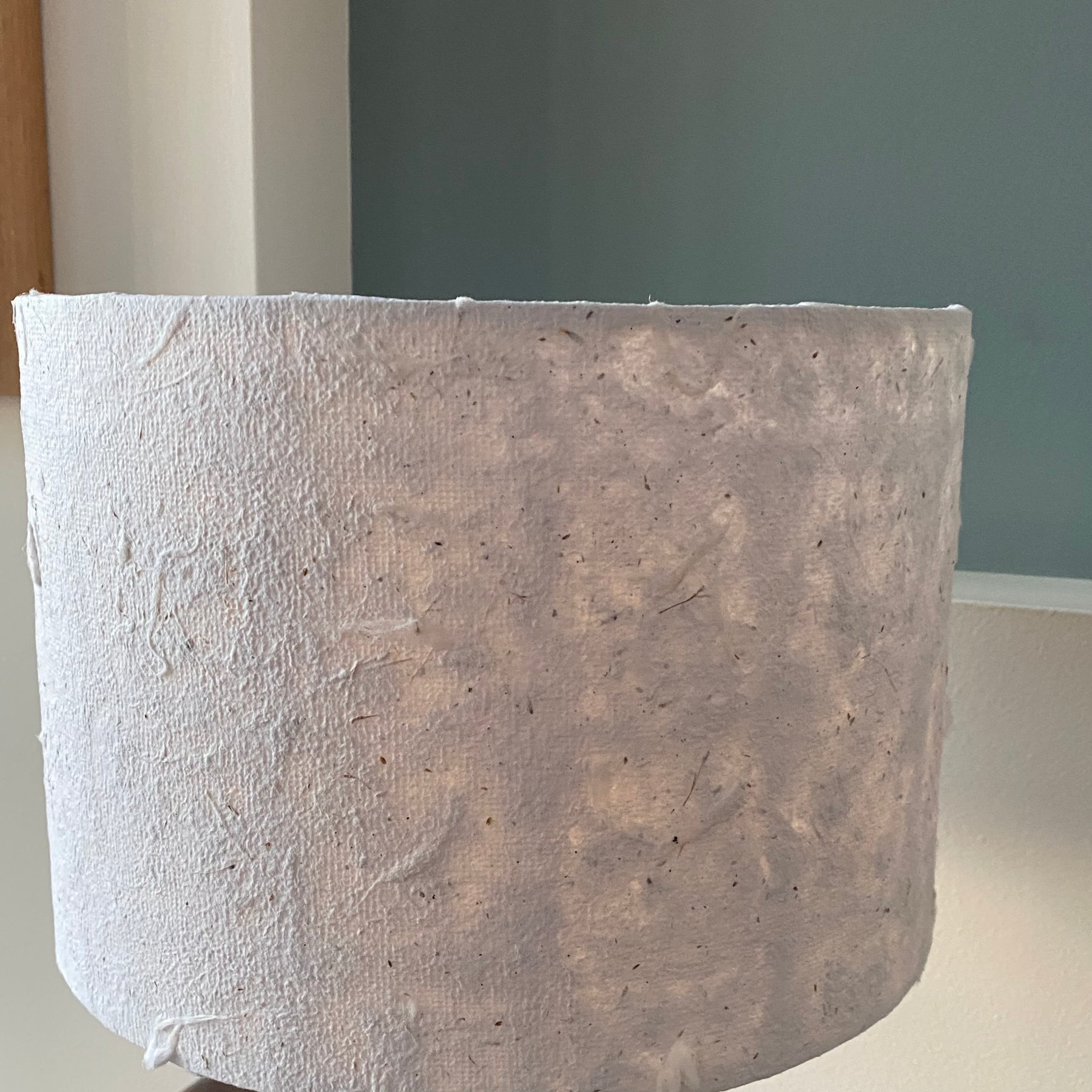 Lampshade " Waves of Watego's" Handmade Paper"  30cm Lampshade