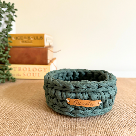 Sea Green | Handmade Basket | Mini| Home Decor | Stylish Storage