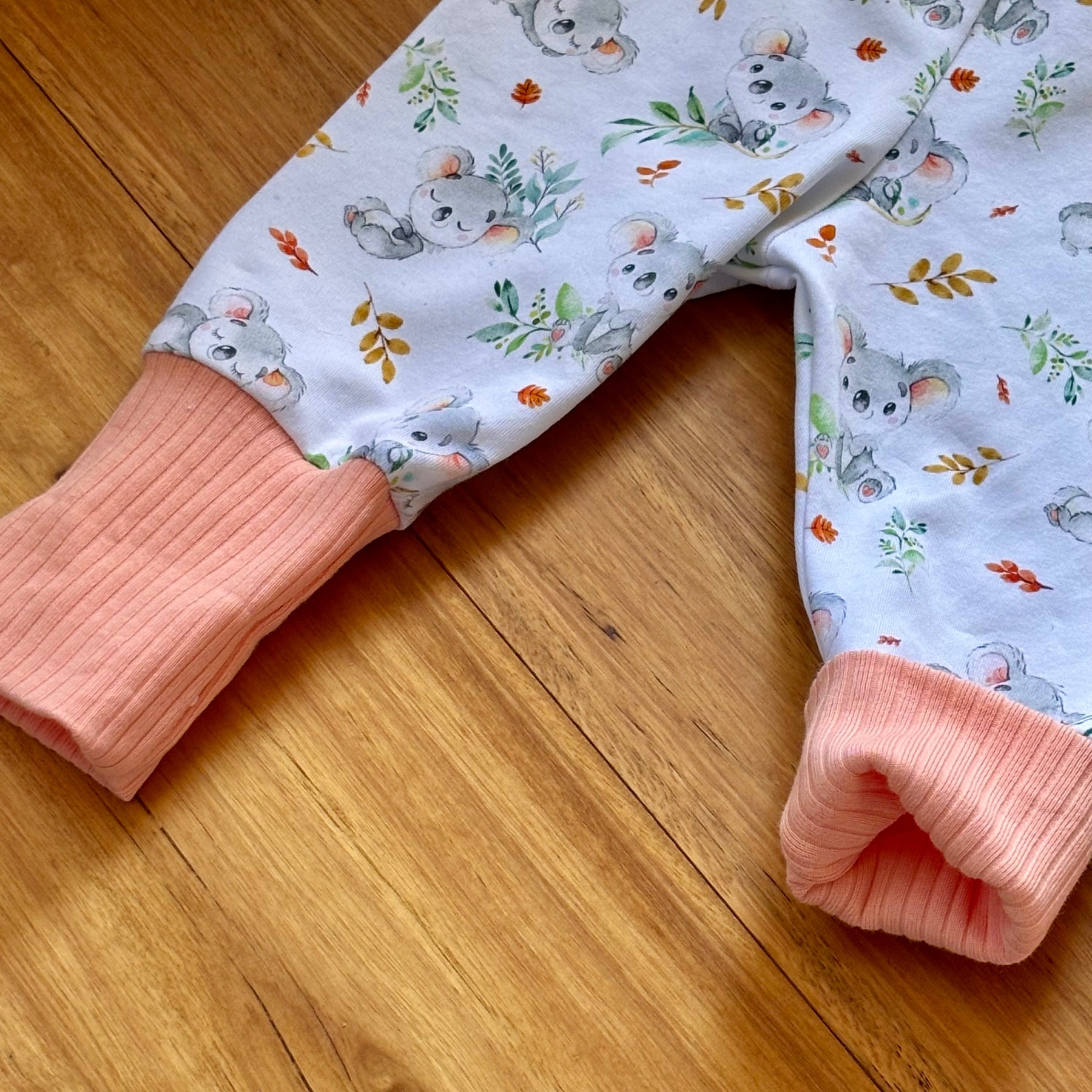 Baby Pants and Hat Set | Leafy Koalas | Size newborn to 2 | Made to Order
