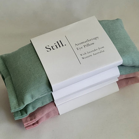 Lavender and Linseed Aromatherapy Eye Pillow | Soft Cotton Relaxing Eye Pillow |