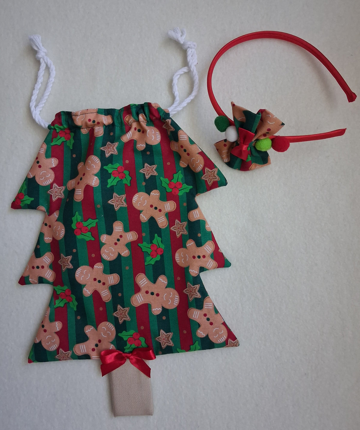 Children's Christmas Tree Bag & Scrunchie