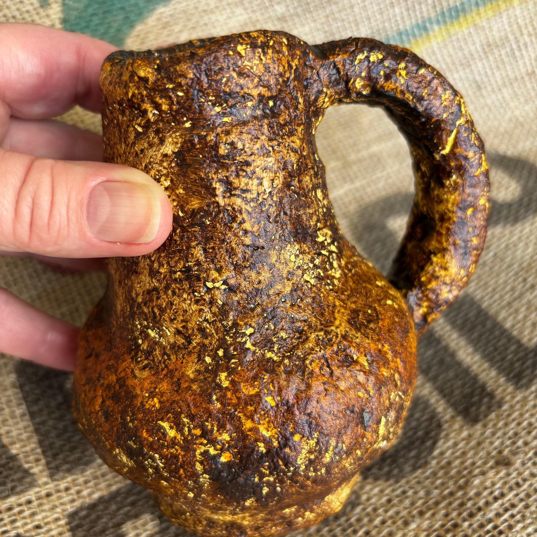 Classic antique stone looking vase